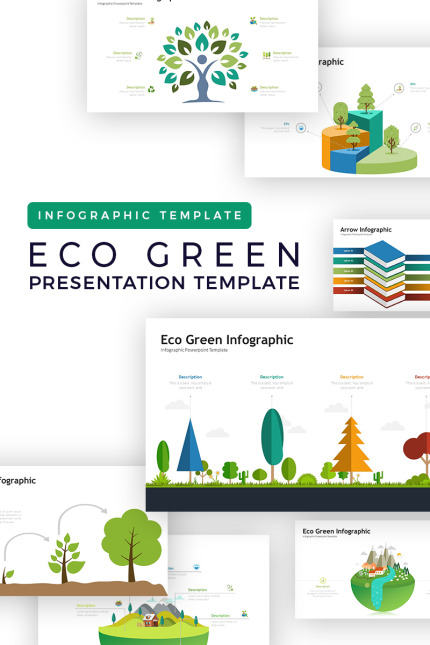 Kit Graphique #75936 Eco Vert Divers Modles Web - Logo template Preview