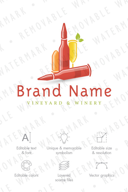 Kit Graphique #76106 Drink Wine Divers Modles Web - Logo template Preview