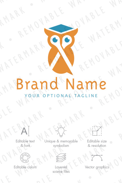 Kit Graphique #76108 Owl Bird Divers Modles Web - Logo template Preview