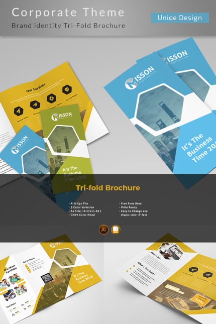 Kit Graphique #76126 Brochure Creatif Divers Modles Web - Logo template Preview