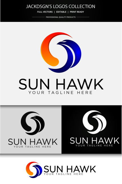 Kit Graphique #76217 Sun Hawk Divers Modles Web - Logo template Preview