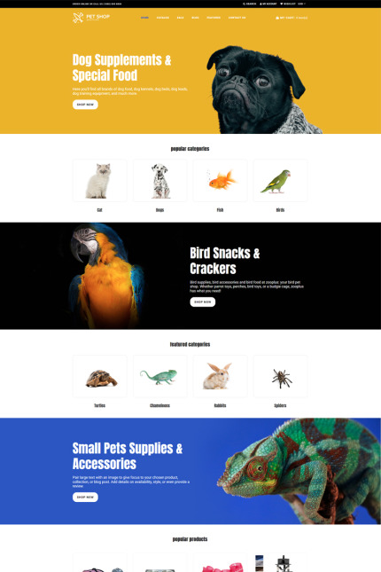 Kit Graphique #76328 Animals Ecommerce Divers Modles Web - Logo template Preview