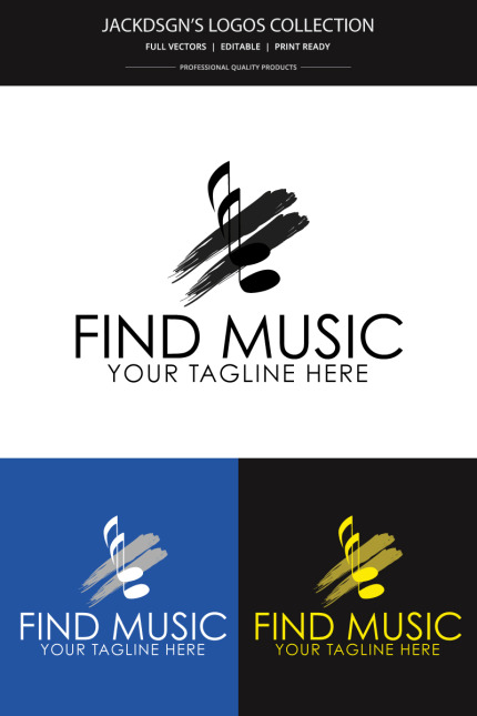 Kit Graphique #76344 Music Jouer Divers Modles Web - Logo template Preview