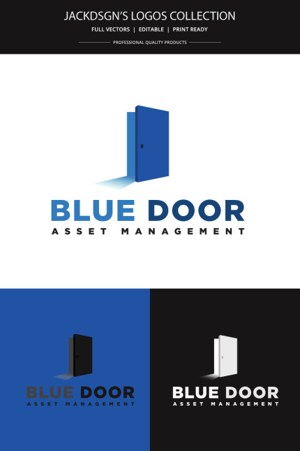 Kit Graphique #76345 Blue Porte Divers Modles Web - Logo template Preview