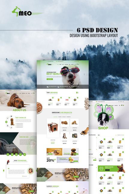 Kit Graphique #76363 Animal Magasin Divers Modles Web - Logo template Preview