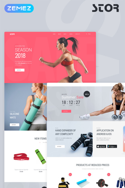 Kit Graphique #76370 Fitness Accessoires Divers Modles Web - Logo template Preview