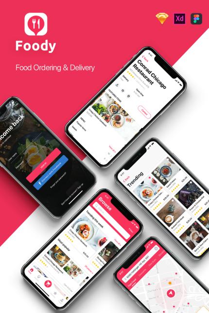 Kit Graphique #76447 Food Delivery Divers Modles Web - Logo template Preview