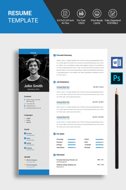 Kit Graphique #76479 A4 Blue Divers Modles Web - Logo template Preview