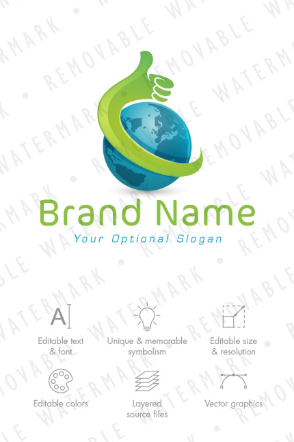 Kit Graphique #76487 Green cologie Divers Modles Web - Logo template Preview