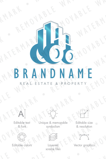 Kit Graphique #76488 Town Building Divers Modles Web - Logo template Preview