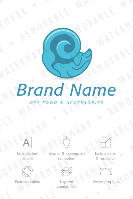 Kit Graphique #76492 Animal Chien Divers Modles Web - Logo template Preview
