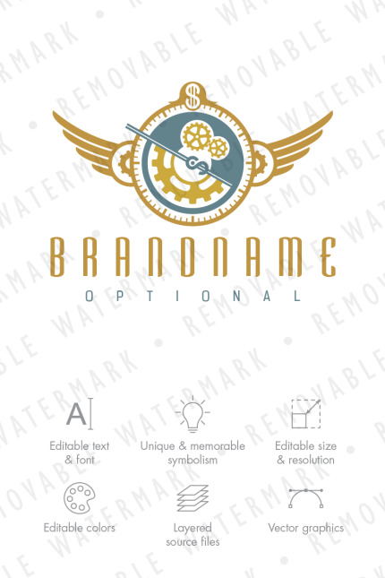 Kit Graphique #76521 Wealth Argent Divers Modles Web - Logo template Preview