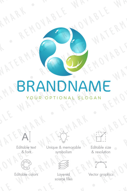 Kit Graphique #76582 Circle nergie Divers Modles Web - Logo template Preview