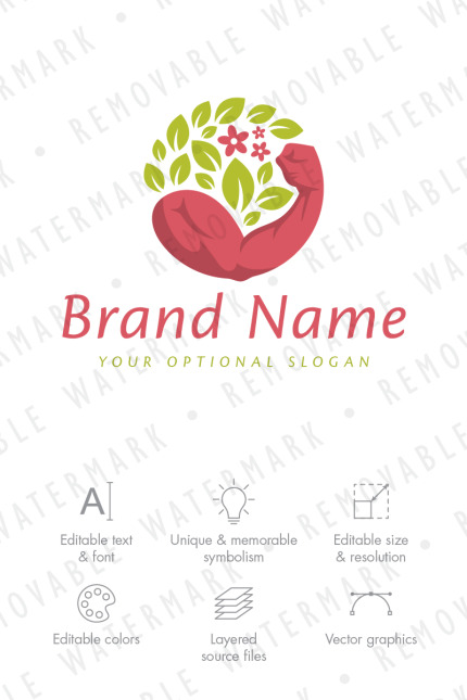 Kit Graphique #76587 Food Fitness Divers Modèles Web - Logo template Preview