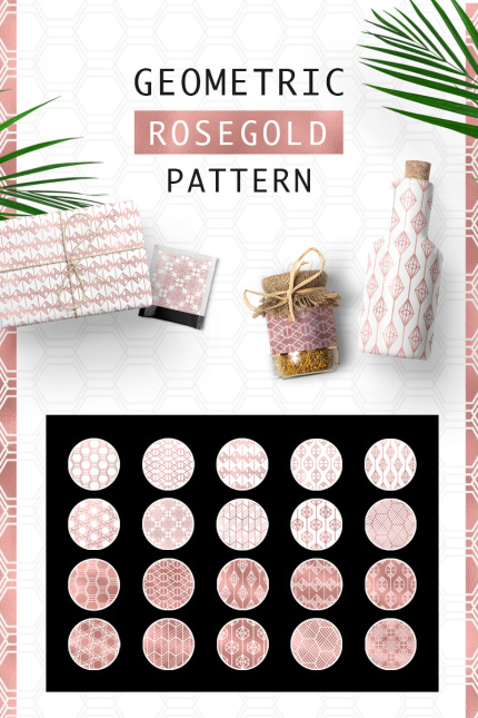 Kit Graphique #76623 Rosegold Rose Divers Modles Web - Logo template Preview