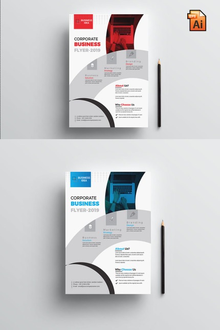 Kit Graphique #76748 Flyer Entreprise Divers Modles Web - Logo template Preview