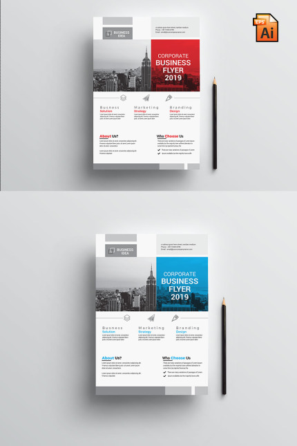 Kit Graphique #76750 Flyer Entreprise Divers Modles Web - Logo template Preview