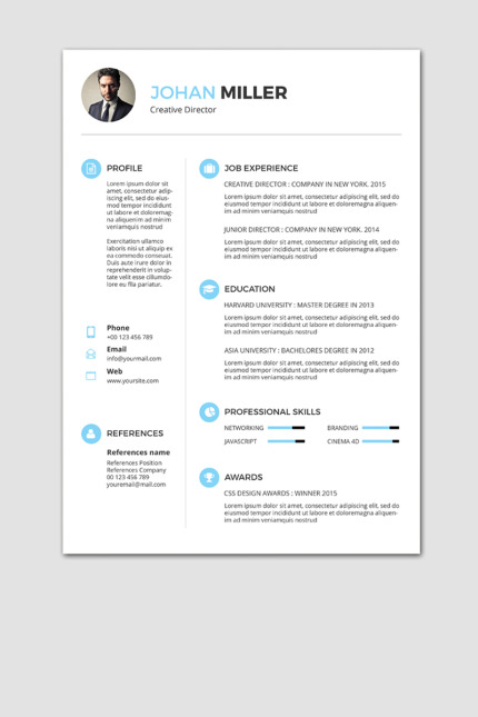 Kit Graphique #76792 Resume Cv Divers Modles Web - Logo template Preview