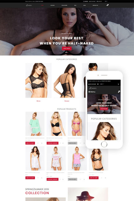 Kit Graphique #76804 Ecommerce Lingerie Divers Modles Web - Logo template Preview