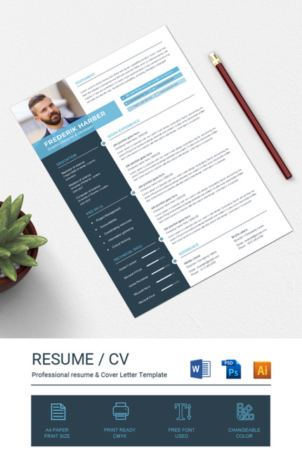 Kit Graphique #76825 A4 Clean Divers Modles Web - Logo template Preview