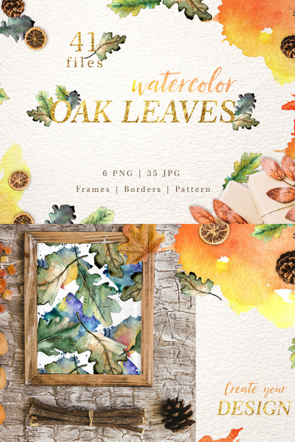Kit Graphique #76856 Oak Leaves Divers Modles Web - Logo template Preview