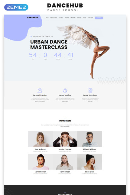 Kit Graphique #76896 Dancing Classes Divers Modles Web - Logo template Preview