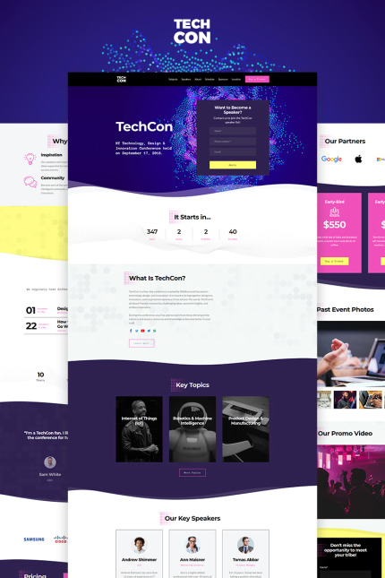 Kit Graphique #76900 Event Conference Divers Modles Web - Logo template Preview
