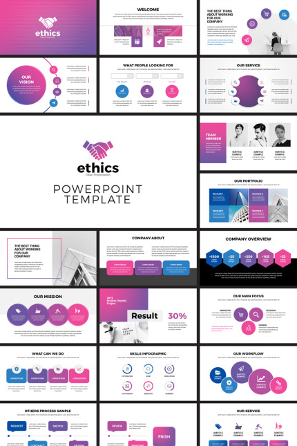 Kit Graphique #77133 Modern Powerpoint Divers Modles Web - Logo template Preview