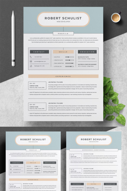 Kit Graphique #77204 Professionnelle Rsum Divers Modles Web - Logo template Preview