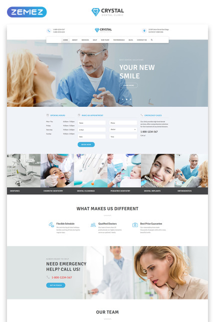 Kit Graphique #77209 Onepage Dentist Divers Modles Web - Logo template Preview