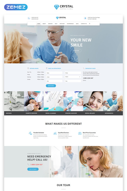 Kit Graphique #77209 Onepage Dentiste Divers Modles Web - Logo template Preview