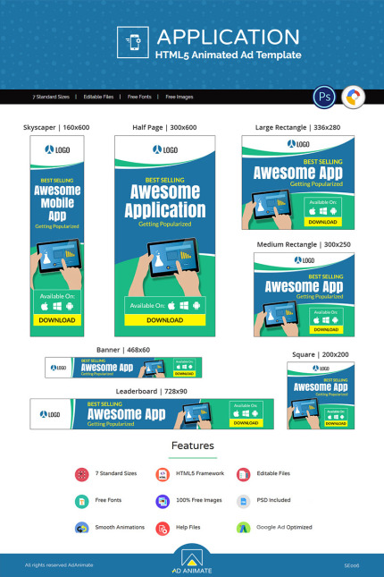 Kit Graphique #77242 Mobile App Divers Modles Web - Logo template Preview