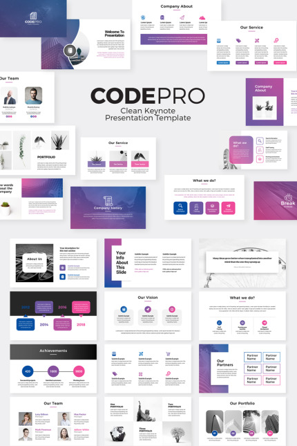 Kit Graphique #77395 Modern Keynote Divers Modles Web - Logo template Preview