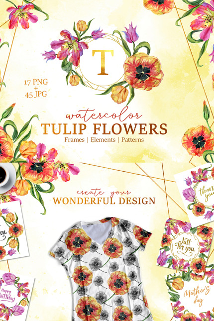 Kit Graphique #77399 Super Tulipe Divers Modles Web - Logo template Preview