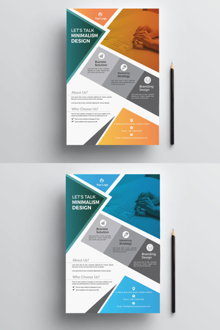 Kit Graphique #77455 Flyer Entreprise Divers Modles Web - Logo template Preview