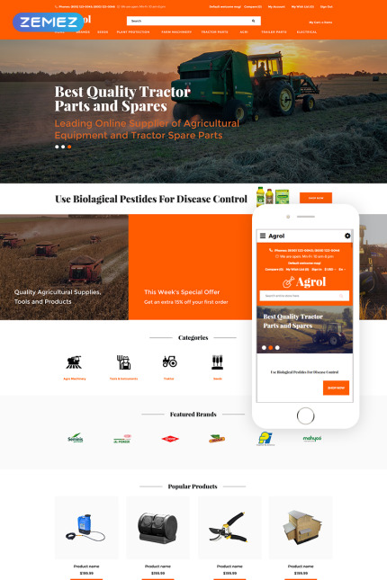 Kit Graphique #77487 Agency Agriculture Divers Modles Web - Logo template Preview
