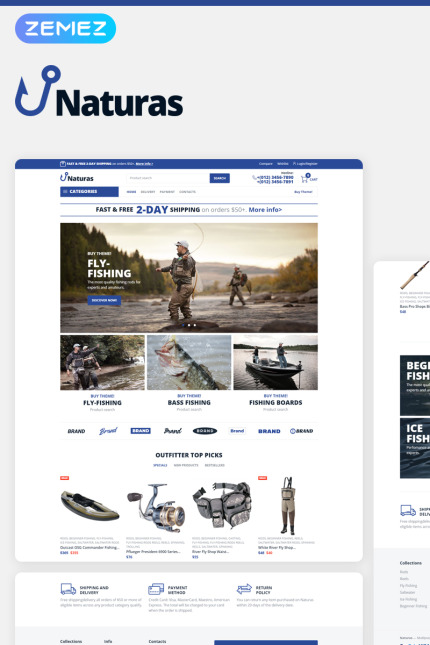 Kit Graphique #77563 Fishing Livraison Divers Modles Web - Logo template Preview