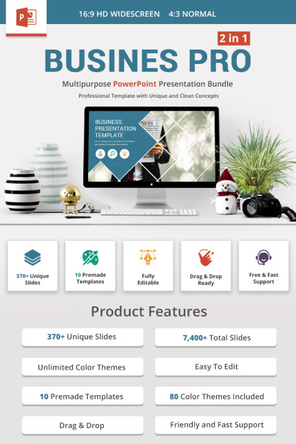 Kit Graphique #77620 Best Powerpoint Divers Modles Web - Logo template Preview