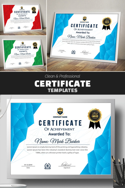 Kit Graphique #77626 Appraisal Certificate Divers Modles Web - Logo template Preview