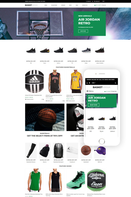Kit Graphique #77629 Accessories Basketball Divers Modles Web - Logo template Preview