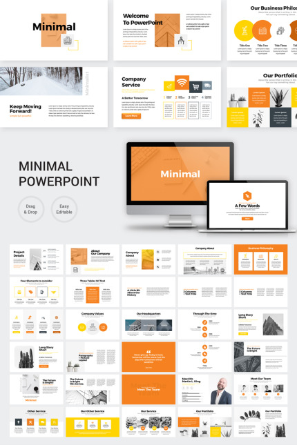 Kit Graphique #77704 Modern Powerpoint Divers Modles Web - Logo template Preview