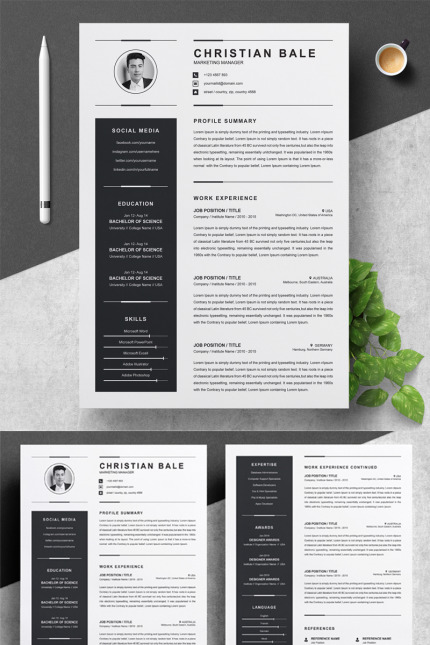 Kit Graphique #77784 Professionnelle Rsum Divers Modles Web - Logo template Preview