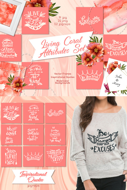 Kit Graphique #77899 Living Coral Divers Modles Web - Logo template Preview