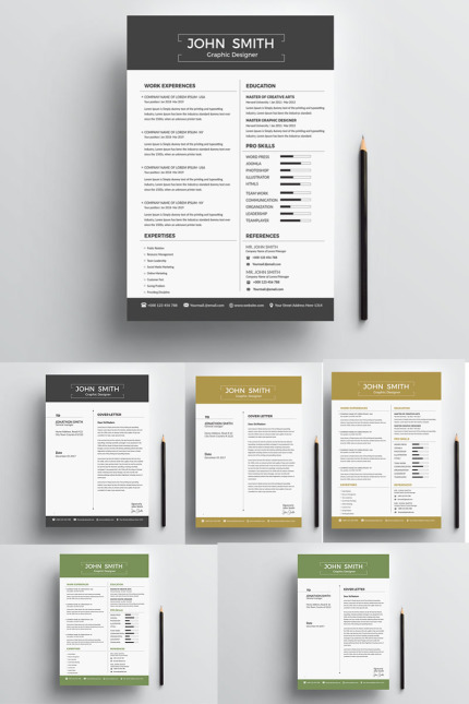 Kit Graphique #77935 Clean Rsum Divers Modles Web - Logo template Preview