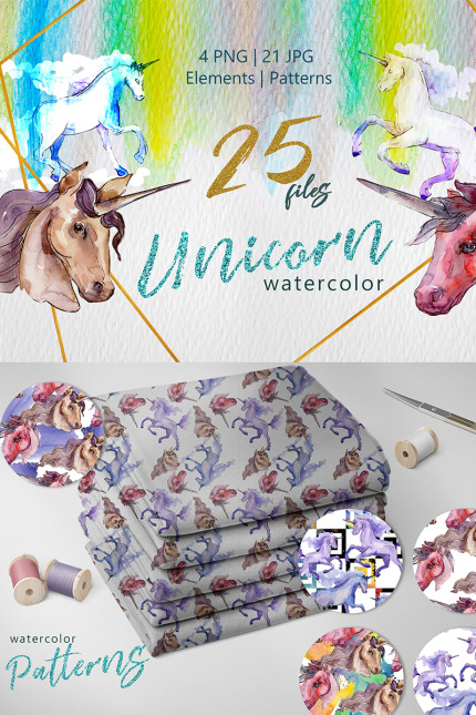 Kit Graphique #77936 Unicorn Masterpiece Divers Modles Web - Logo template Preview