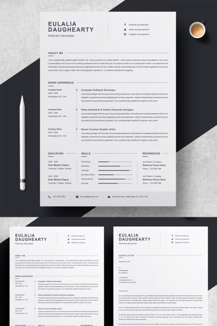 Kit Graphique #77968 Professionnelle Rsum Divers Modles Web - Logo template Preview