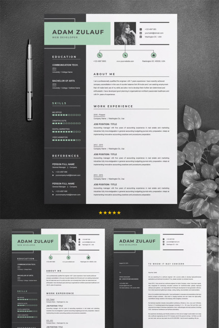 Kit Graphique #78048 Professionnelle Rsum Divers Modles Web - Logo template Preview