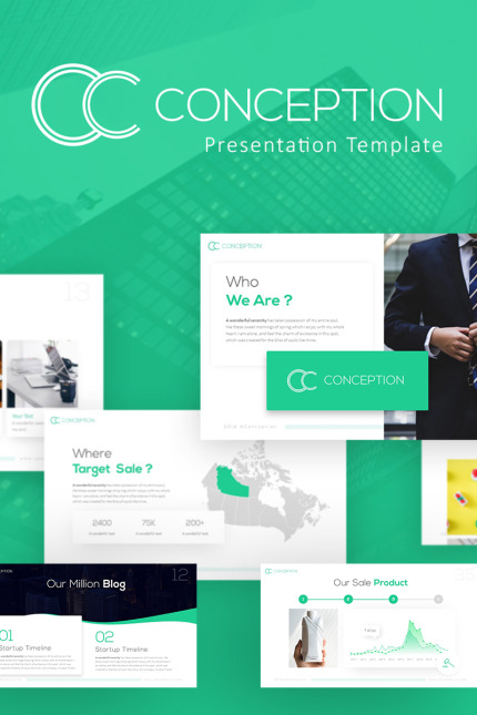 Kit Graphique #78089 Powerpoint Template Divers Modles Web - Logo template Preview