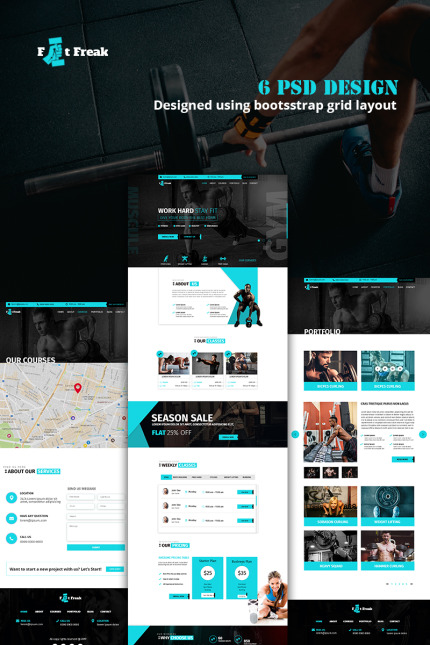 Kit Graphique #78093 Gym Gymadaptateur Divers Modles Web - Logo template Preview