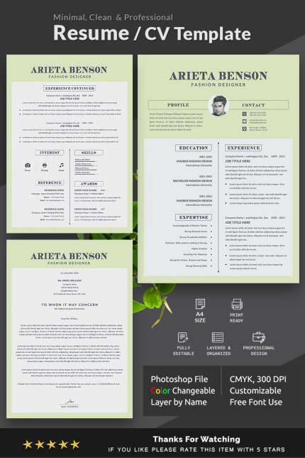 Kit Graphique #78203 Rsum Cv Divers Modles Web - Logo template Preview